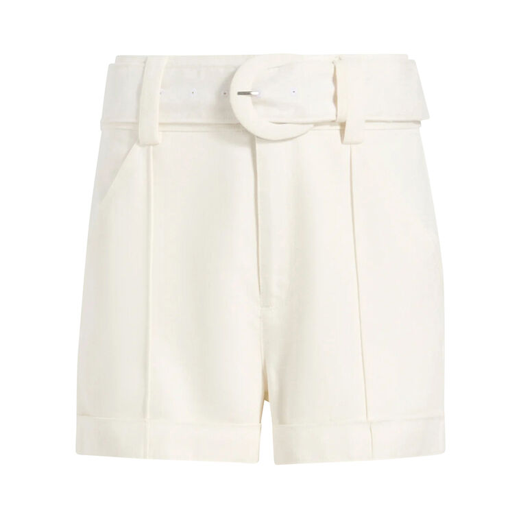 Linen Suiting Aldi Belted Short image number null