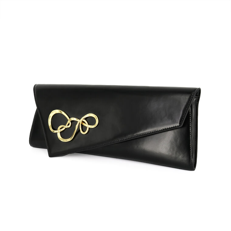 Twisted Gold Angular Clutch image number null