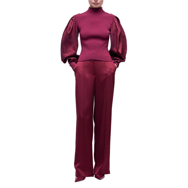 Jackie Taffeta Knit Top image number null