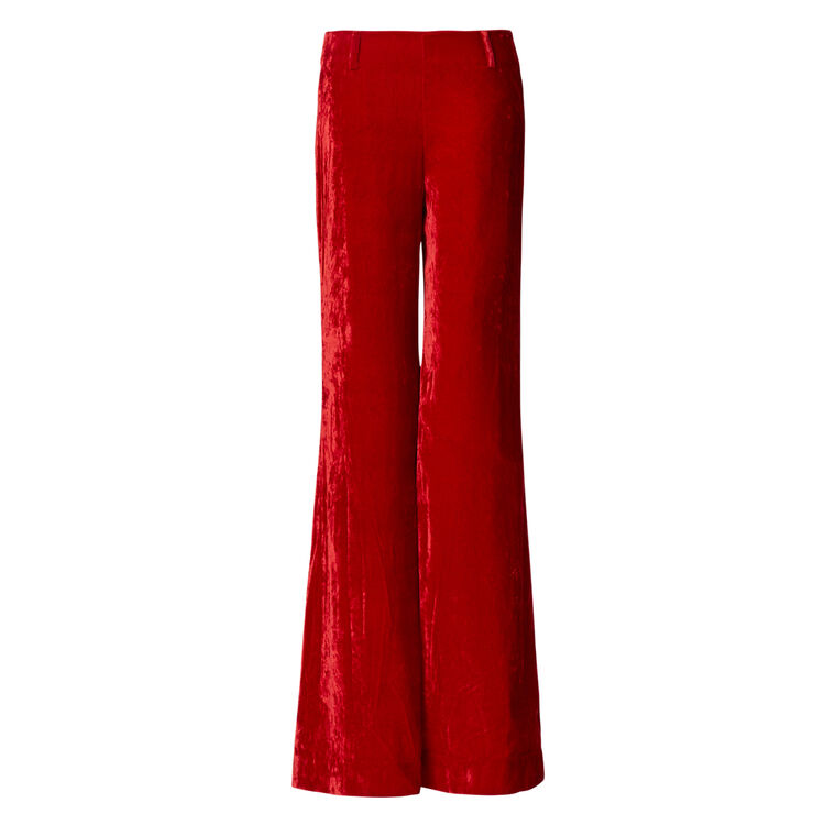 Charlie Cherry Velvet Pant image number null