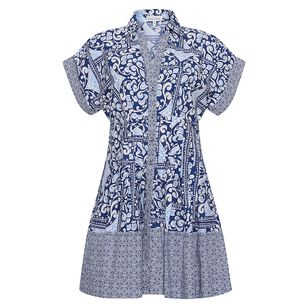 Nash Short Sleeve Mini Shirt Dress