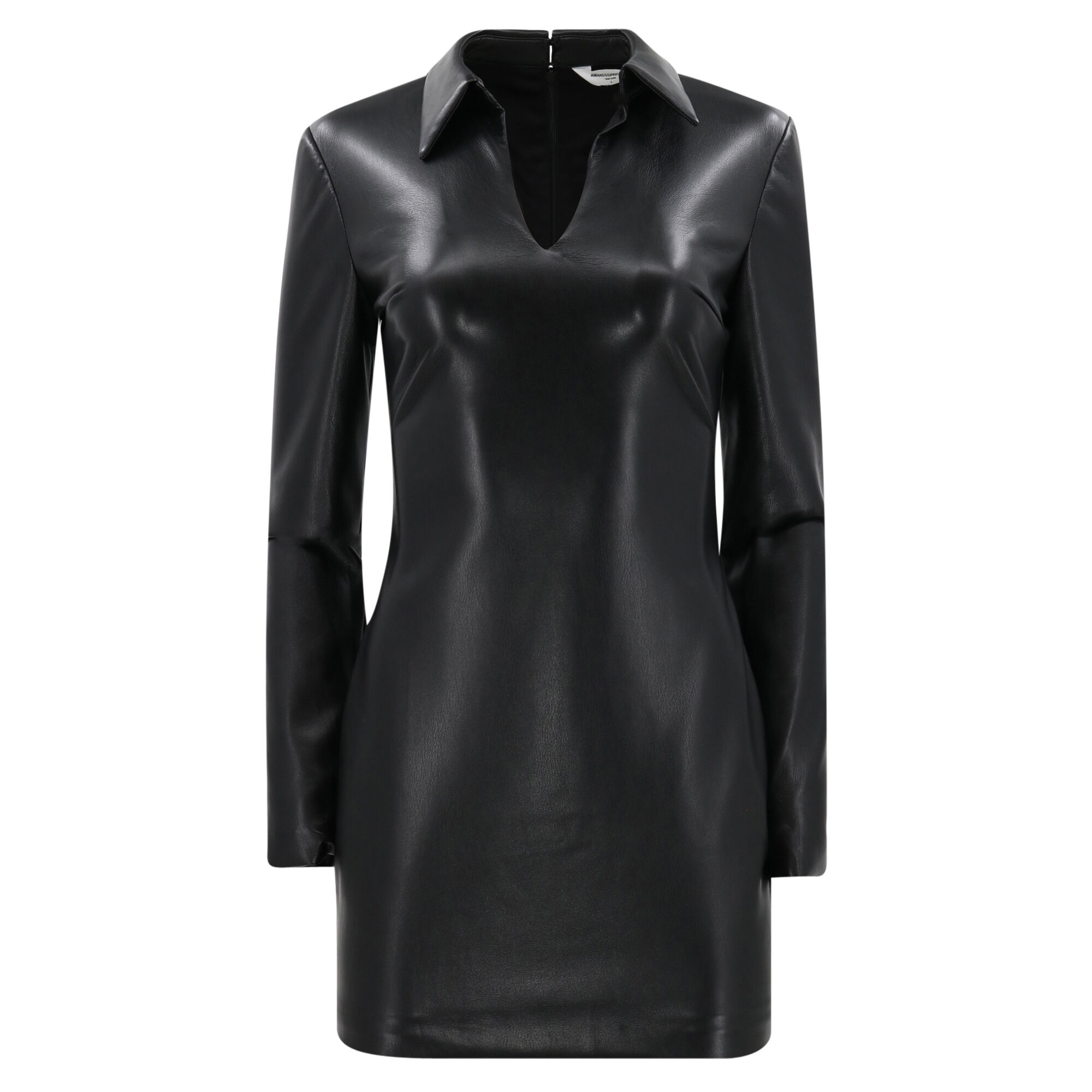 Amanda Uprichard Sloane Long Sleeve Vegan Leather Dress | Tootsies