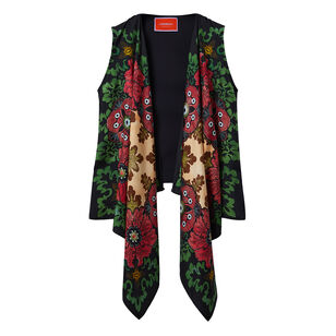 Reversible Silk Scarf Gilet