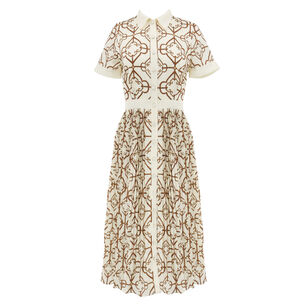 Billie Short Sleeve Collared Midi Shirtdress