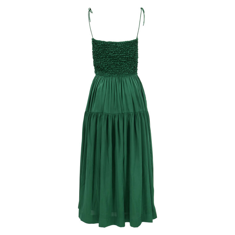 Cleo Smocked Bodice Midi Dress image number null