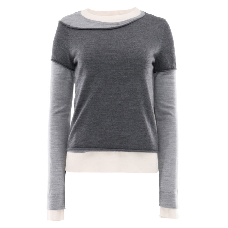 Sera Layered Knit Top image number null