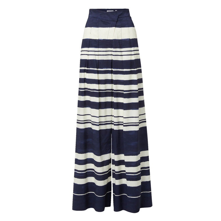 Heron Crossover Waistband Extra Wide-Leg Pant image number null