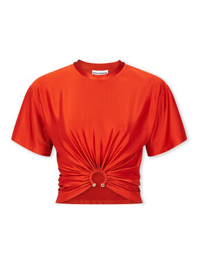 Embellished Jersey Crop Top