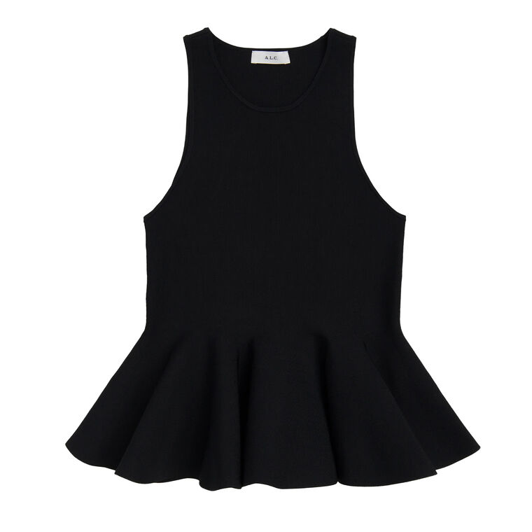 Talia Peplum Knit Top image number null