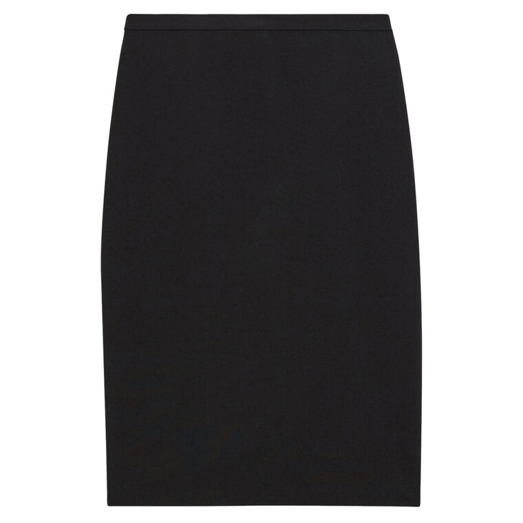 Slim Fit Stretch Wool Pencil Skirt image number null