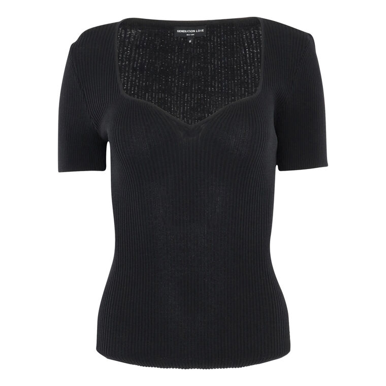Stefanio Knit Top image number null