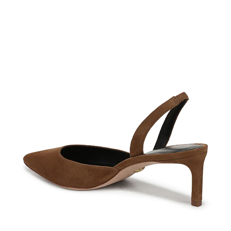 Caroline Suede Slingback Pump image number null
