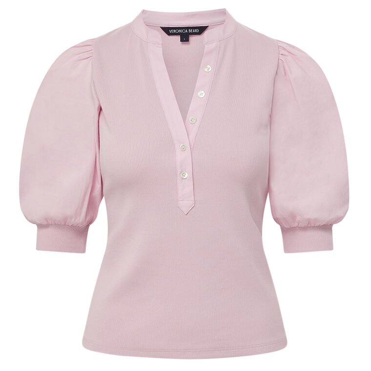 Coralee Puff-Sleeve Top image number null