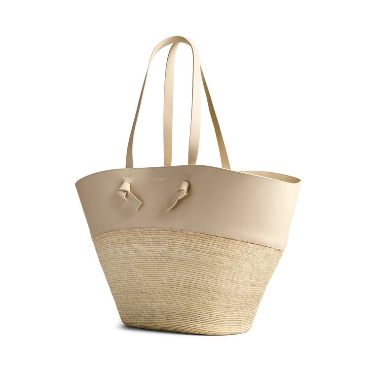 Knot Basket Large Tote Bag image number null
