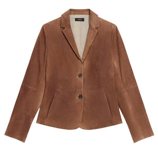 Shaped Suede Blazer