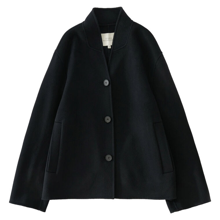 Stand Collar Double Faced Jacket image number null