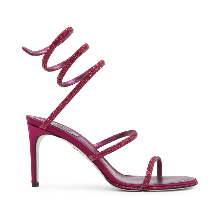 Cleo Crystal Embellished Ankle Wrap Sandal image number null