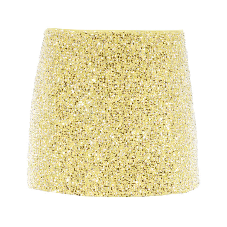 Ecenia Sequined Mini Skirt image number null