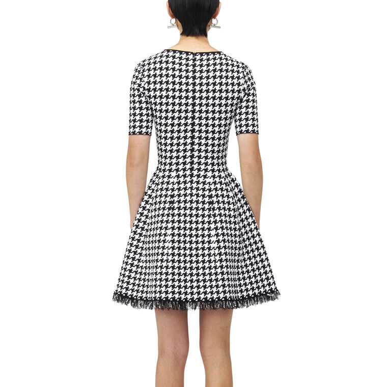 Houndstooth Mini Dress image number null