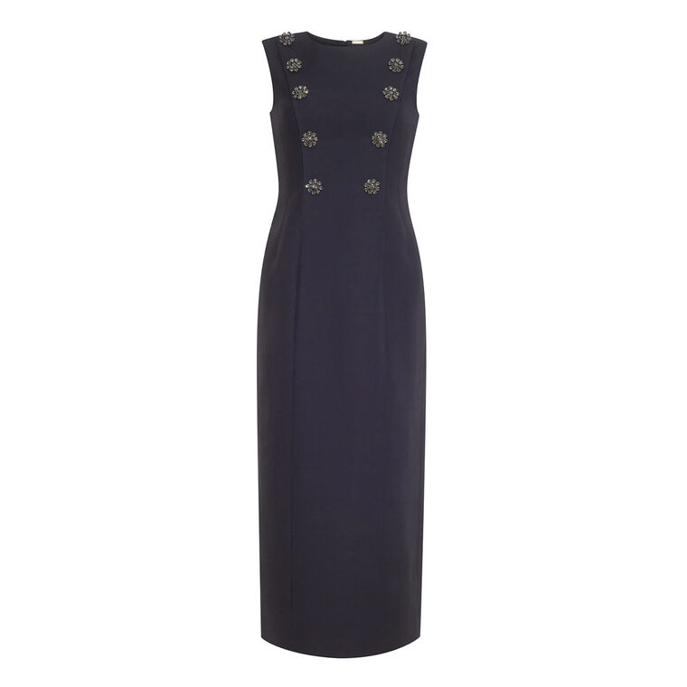 Aubrey Dress In Double Face Stretch Wool image number null