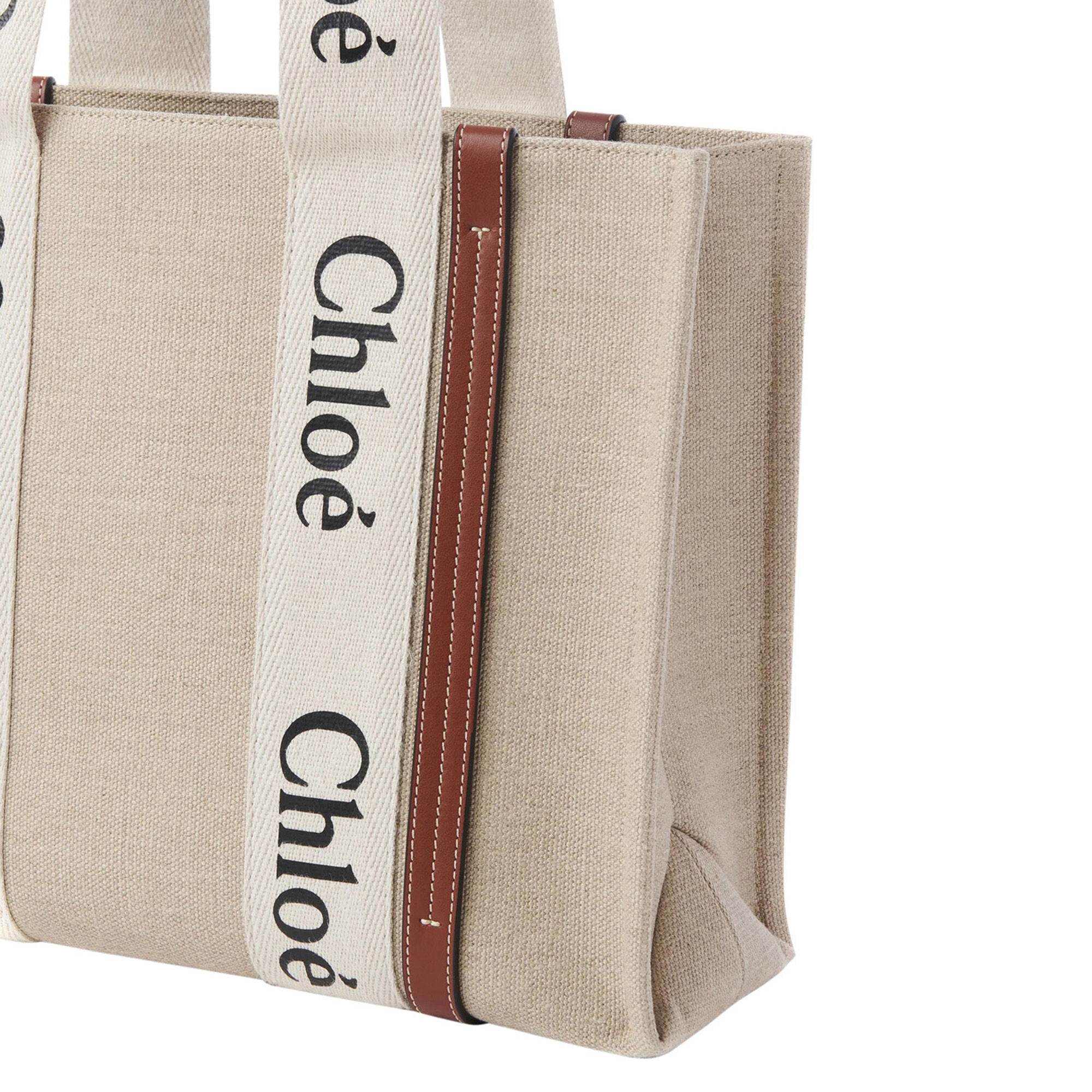 Woody Tote Bag in Linen