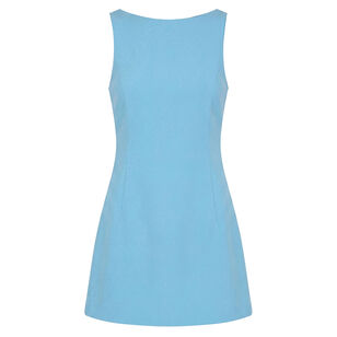 Francie Sleeveless Open-Back Romper