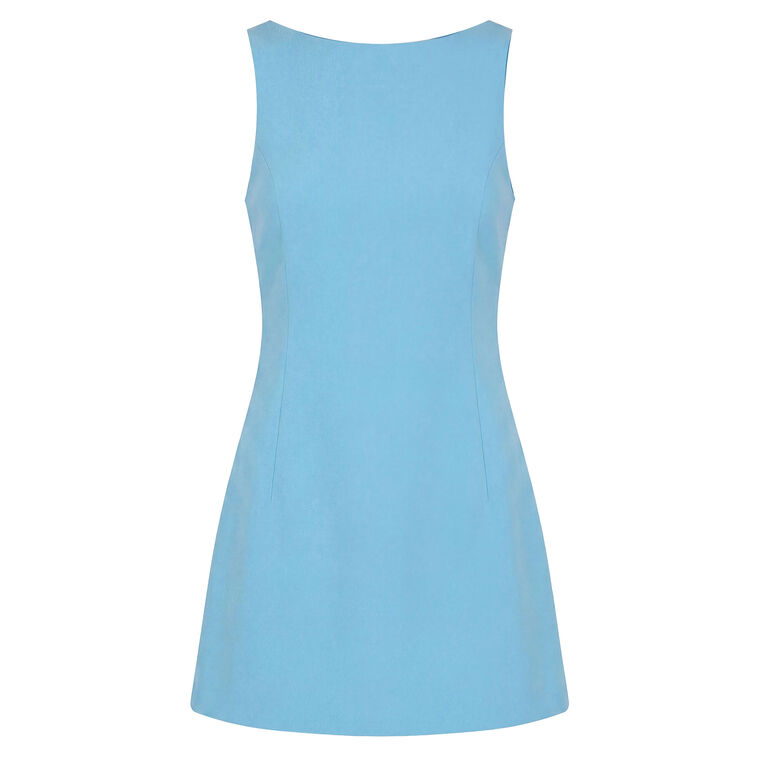 Francie Sleeveless Open-Back Romper image number null