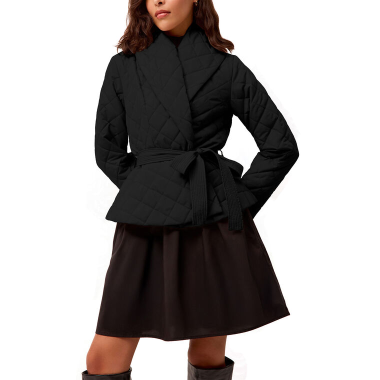 Lark Quilted Wrap Jacket image number null