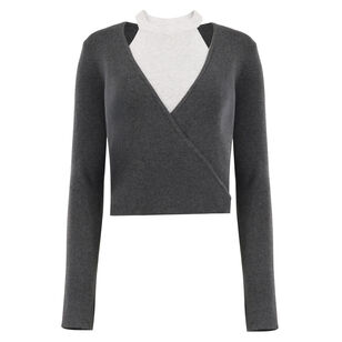 Maren Compact Knit Styled Cardigan