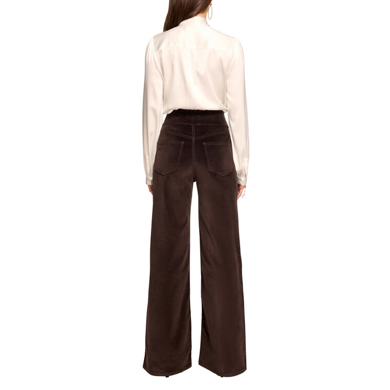 Liv Velveteen High-Rise Wide Leg Jean image number null