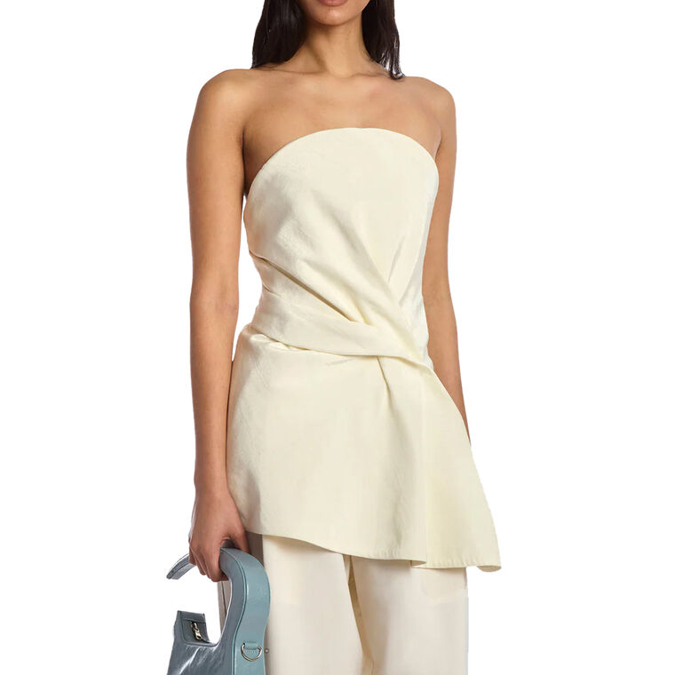 Kate Moire Draped Tunic Top image number null