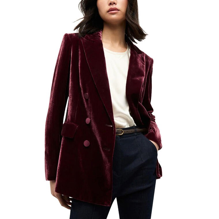 Ellette Velvet Dickey Jacket image number null