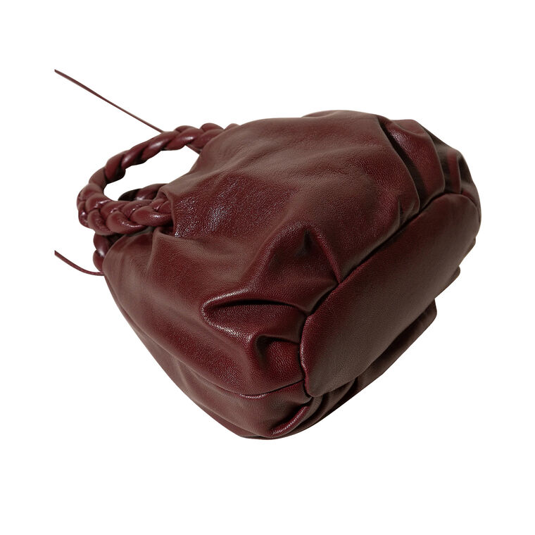 Bombon Supple Shiny Plaited Top Handle Bag image number null