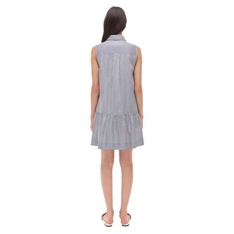 Candace Sleeveless Striped Mini Dress image number null