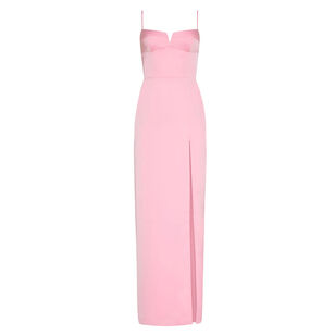 Lyra Sleeveless Satin Maxi Dress