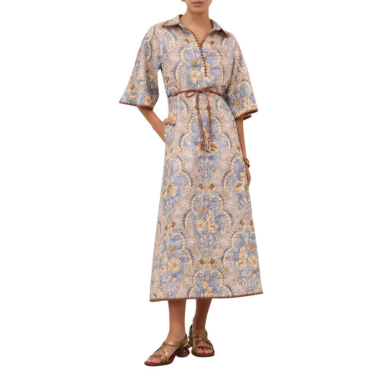 Daylight Tunic Belted Midi Dress image number null