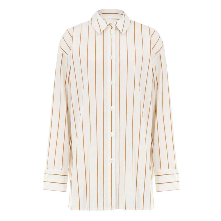 Kendy Long Sleeve Button-Down Top image number null