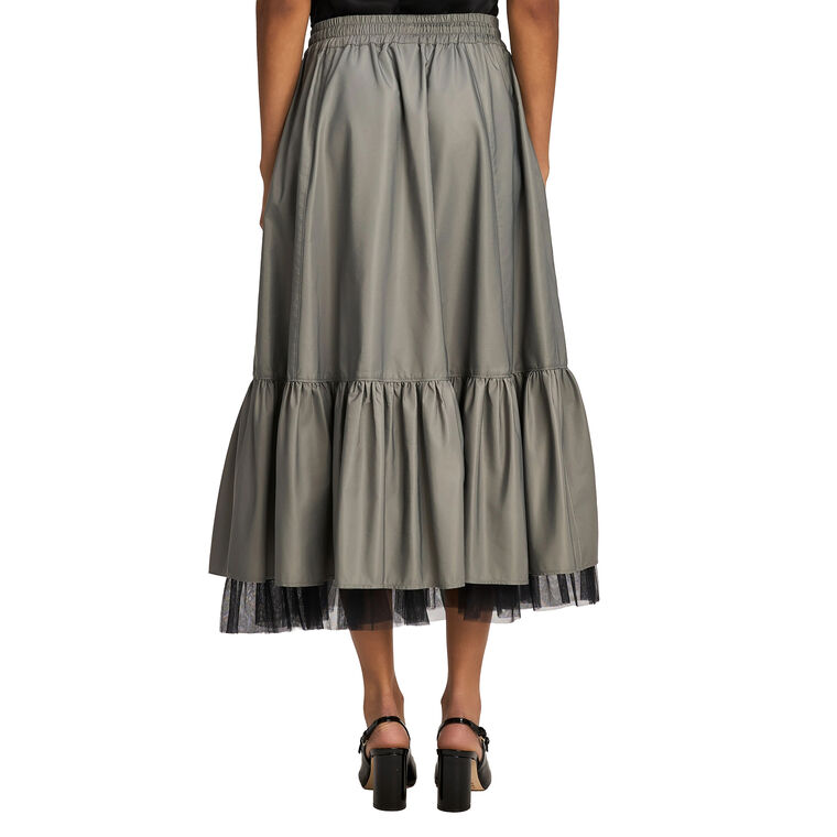 Arianne Tiered Midi Skirt image number null