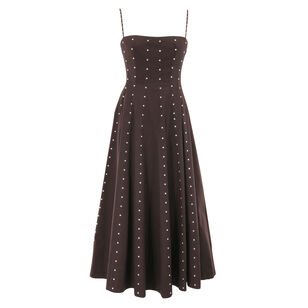 Wylie Sleeveless Studded Midi Dress