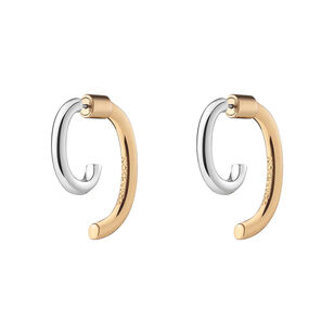 Two-Tone Luna Earrings