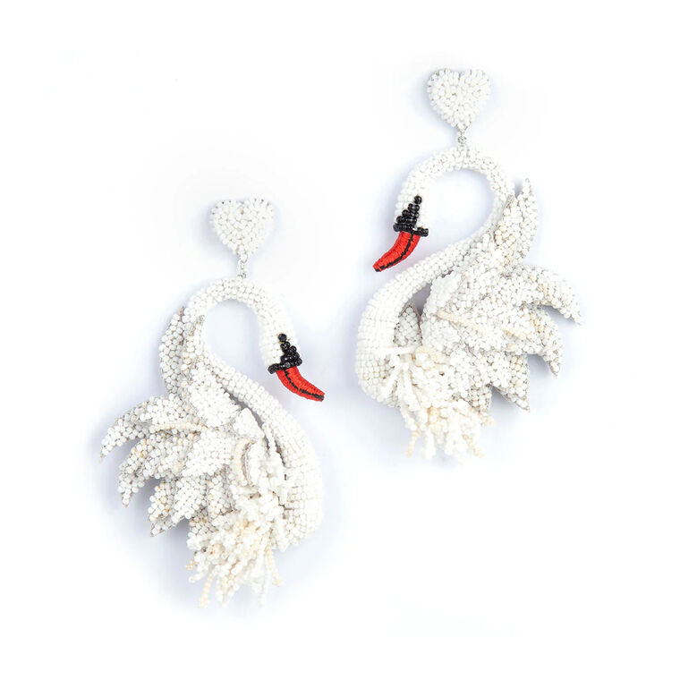 Swan Earrings image number null