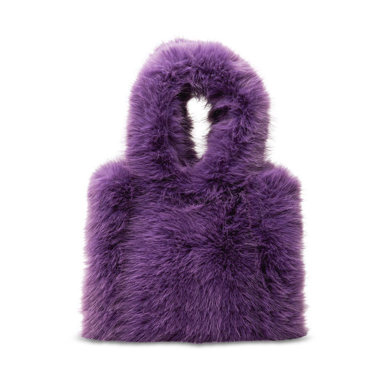 Faux Fur Mini Tote image number null