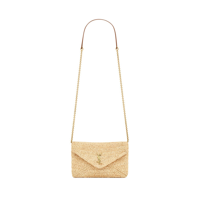 Cassandre Chain Pouch In Raffia image number null