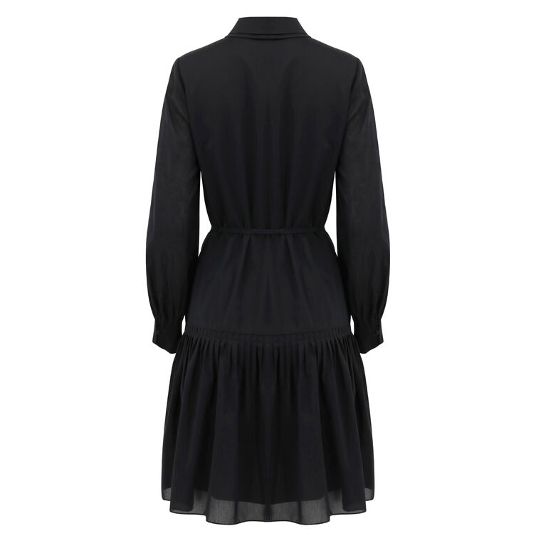 Viola Tie-Waist Collared Dress image number null