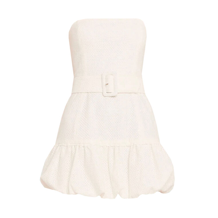Yvette Strapless Belted Bubble Dress image number null