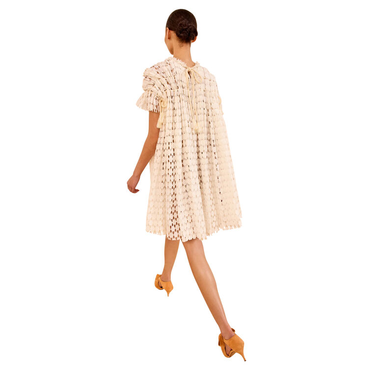 Layla Short Sleeve Lace Mini Dress image number null