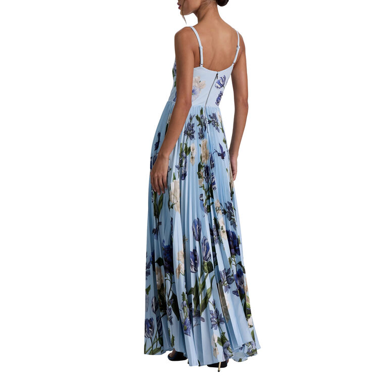 Carolyn Sleeveless Pleated Maxi Dress image number null