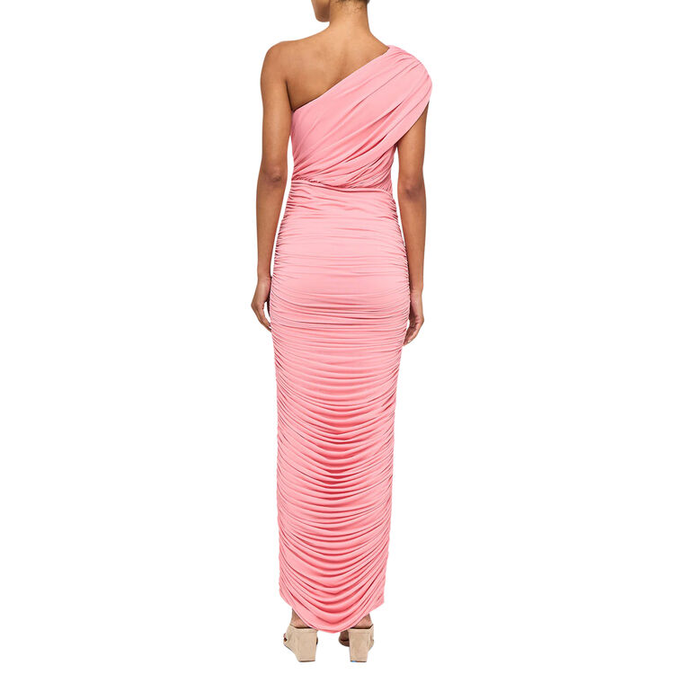 Emina One-Shoulder Ruched Maxi Dress image number null