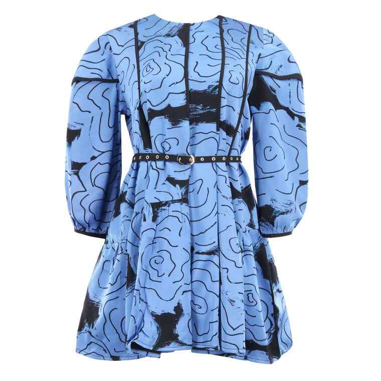 Rose Printed Eden Dress image number null