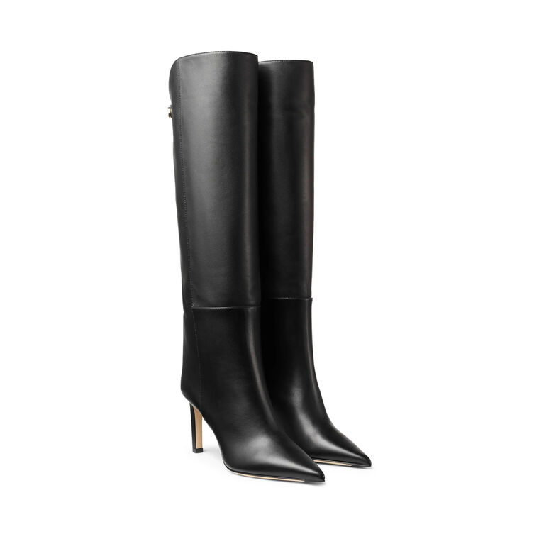 Alizze 85mm Smooth Leather Knee-High Boot image number null